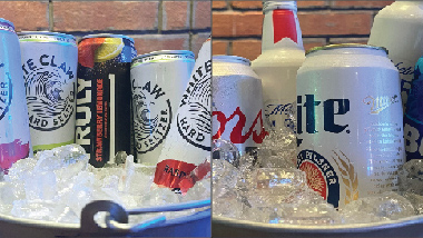 buckets of seltzer