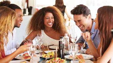 friends at brunch